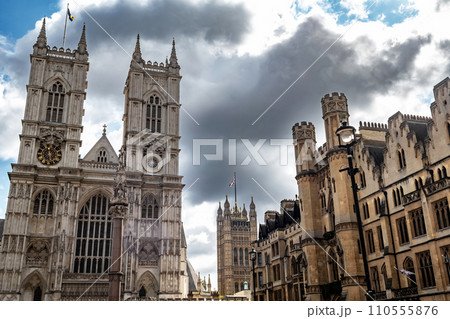 Gothic Church Westminster Abbey (Collegiate Church of St. Peter at Westminster) In London, United Kingdom Gothic Church Westminster Abbey (Collegiate Church of St. Peter at Westminster) In London, United Kingdom 110555876