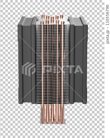Side view of processor air cooler Side view of processor air cooler 110556790