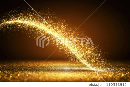 Luxury abstract gold yellow background with glitter light  110558912