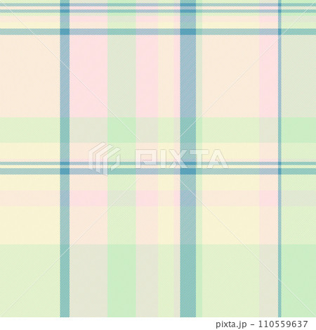 Vector texture pattern of fabric seamless tartan with a plaid check background textile. 110559637