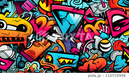 ストリートアートのイラスト素材 [110559996] - PIXTA