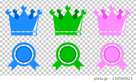 授予獲勝者或勝利者的王冠的插圖 授予獲勝者或勝利者的王冠的插圖 110560023