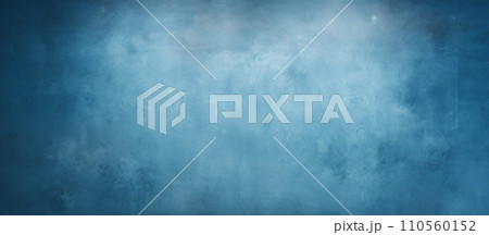 Clean Textured Concrete Blue Wall Background 110560152