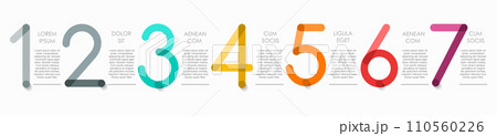 Infographic design template with place for your data. Vector illustration. Infographic design template with place for your data. Vector illustration. 110560226