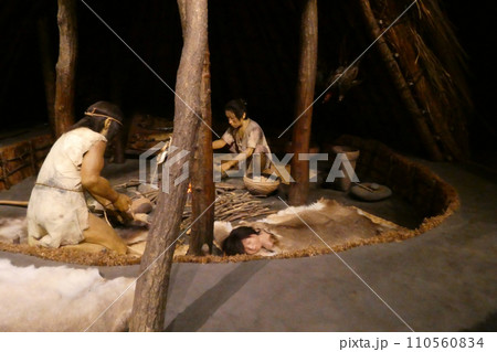 合理的な縄文人の竪穴住居 110560834