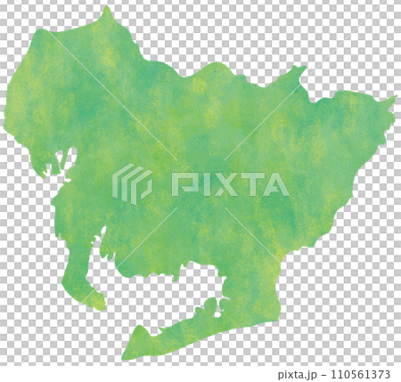 Aichi prefecture map 110561373