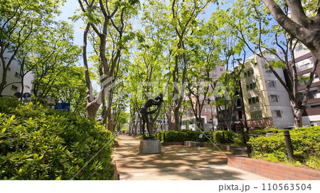 新緑の仙台定禅寺通(宮城県仙台市) 新緑の仙台定禅寺通(宮城県仙台市) 110563504
