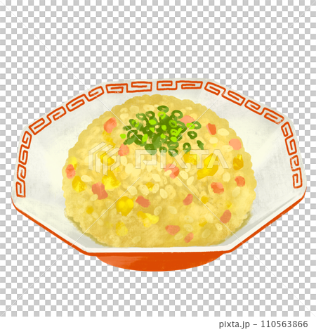 炒飯のイラスト　中華料理 110563866