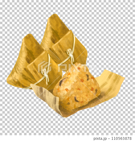 Illustration of Chinese chimaki Chinese food 110563878