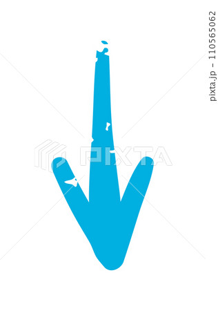 Arrow direction pointer hand drawn 110565062