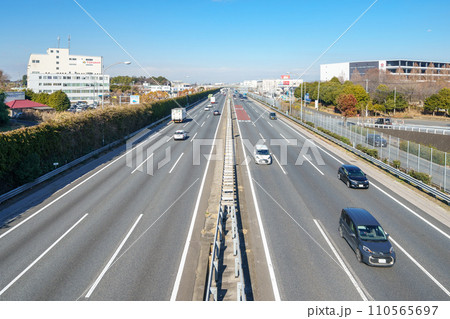 東北自動道 青空 浦和周辺 東北自動道 青空 浦和周辺 110565697