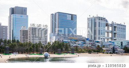 【東京都】お台場海浜公園の風景 110565810
