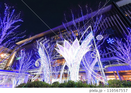 【福岡県】JR博多駅のイルミネーション（光の街・博多） 110567557