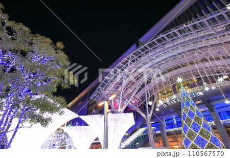 【福岡県】JR博多駅のイルミネーション（光の街・博多） 110567570