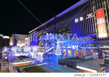 【福岡県】JR博多駅のイルミネーション（光の街・博多） 110567577
