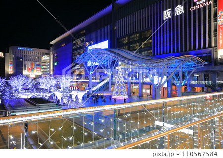 【福岡県】JR博多駅のイルミネーション（光の街・博多） 110567584