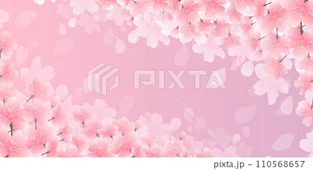 桜 春 花びら 背景 桜 春 花びら 背景 110568657
