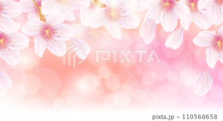 桜 春 花びら 背景 桜 春 花びら 背景 110568658