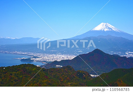 伊豆パノラマパークからの富士山 伊豆パノラマパークからの富士山 110568785