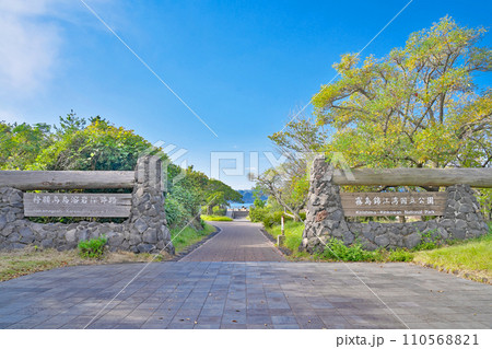 【桜島 溶岩なぎさ遊歩道】 鹿児島県鹿児島市桜島横山町 【桜島 溶岩なぎさ遊歩道】 鹿児島県鹿児島市桜島横山町 110568821