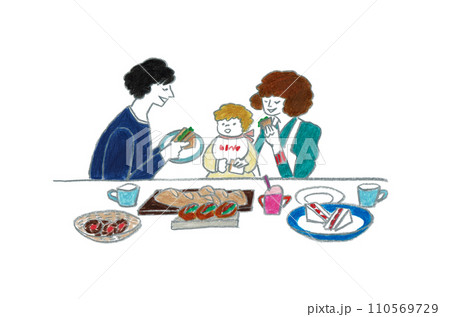 親子で楽しむで食事 110569729