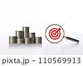 Expand business growth and investment, data analysis and forecast results to goals and results. 110569913