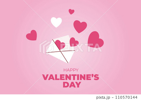 Valentine's Day background, Happy Valentine's Day banner 110570144