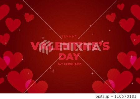 Valentine's Day background, Happy Valentine's Day banner 110570183