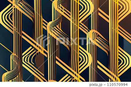 Golden lines pattern background Golden lines pattern background 110570994