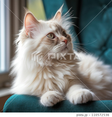 Portrait of a beautiful cat 110572536