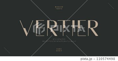 Abstract minimal modern alphabet fonts and logo. Creative typography sport, technology, fashion, digital, future creative logos font. vector illustration 110574498