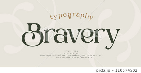 Elegant alphabet letters logo font and number. Classic Modern Serif Lettering Minimal Fashion. Typography decoration fonts for branding, wedding, logos. vector illustration Elegant alphabet letters logo font and number. Classic Modern Serif Lettering Minimal Fashion. Typography decoration fonts for branding, wedding, logos. vector illustration 110574502