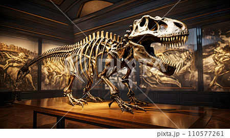 恐竜の化石 110577261