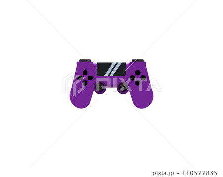 Purple Joystick For Video Games 110577835