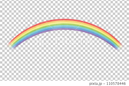 Watercolor style rainbow illustration Watercolor style rainbow illustration 110578446