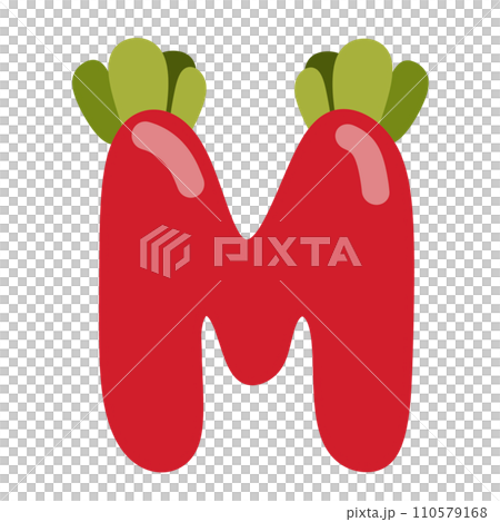 Alphabet letter M 110579168