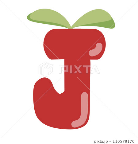 Alphabet letter J 110579170