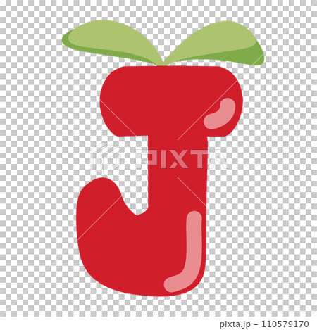 Alphabet letter J 110579170