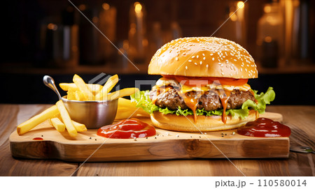 ハンバーガー ハンバーガー 110580014
