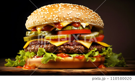 ハンバーガー 110580020