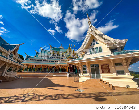 Aerial view of Wat Pa Phu Kon in Loei, Thailand 110584645