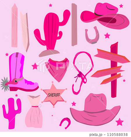 set of the pink season of the American rodeo 110588038