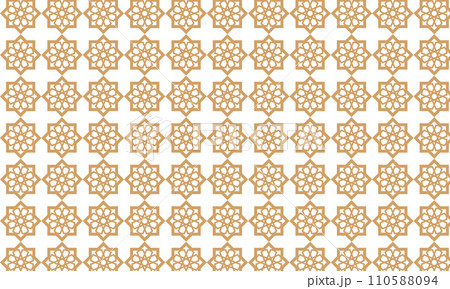 Arabic seamless geometrical pattern background 110588094