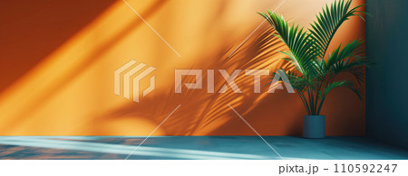 Natural Background for Presentations with Plants and Free Space , Generative AI 110592247