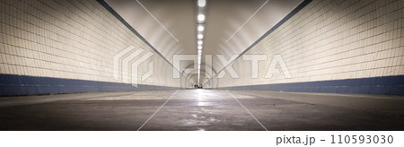 St. Anna's underground tunnel under the Scheldt River in Antwerp 110593030