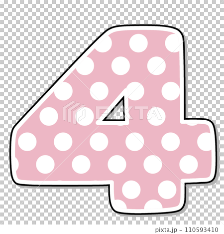 Letter F Alphabet pink polka dot for valentine 110593410