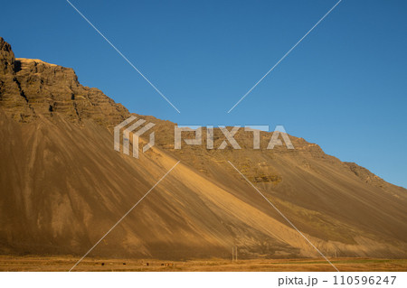 Majestic autumn mountains, East Iceland 110596247