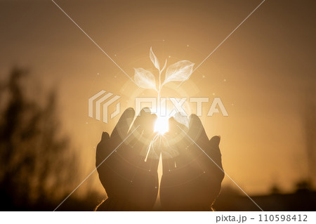 Concept of support for growth and development. 110598412