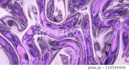 A Close Up of a Purple and White Background 3d render illustration 110599406