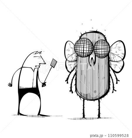 Man takes on giant fly 110599528